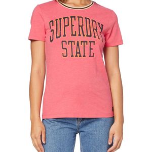 State Ringer Entry Tee T-Shirt Superdry en coloris Rose