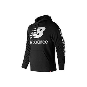 Homme Sweats à capuche Essentials Stacked Logo Po New Balance pour homme en coloris Noir