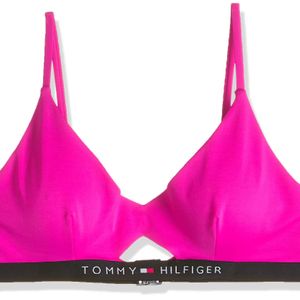 Mujer Bandeau Structured Parte de Arriba de Bikini Not Applicable Tommy Hilfiger de color Rosa