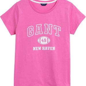 MD. The Summer Logo SS T-Shirt di Gant in Rosa