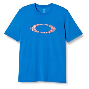 Oakley Ellipse USA Pattern Tee T-Shirt in Blau für Herren