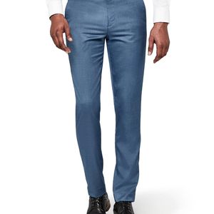 Pantalón de Traje Ajustado con Textura FIND de hombre de color Azul