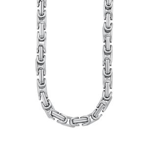S.oliver Jewel Halskette Edelstahl 50.0 cm in Mettallic für Herren