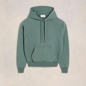 AMI Green Ami De Coeur Hoodie