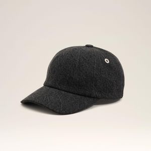 AMI Black Denim Side Patch Cap