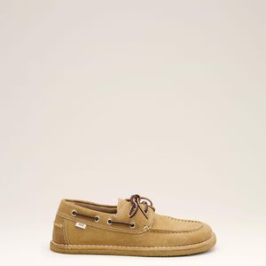 AMI Natural Cow Leather Boat Shoes