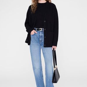 Anine Bing Blue Jackson Cardigan