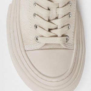 Ann Demeulemeester White Halli Vulcanized Low-Top Sneakers