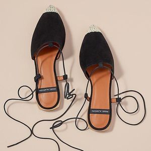 Chaussures plates à lacets Kat Anthropologie en coloris Noir