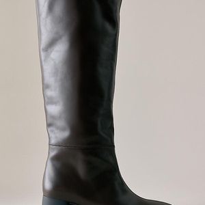 Vagabond Black Vagabond Livia Tall Leather Scrunch Boots