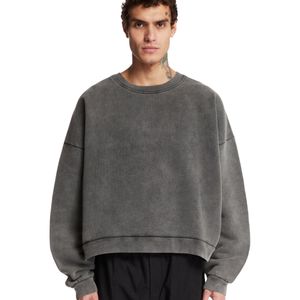 Acne Grey Logo Sweatshirt for men