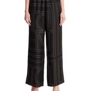 Totême Black Monogram Pants