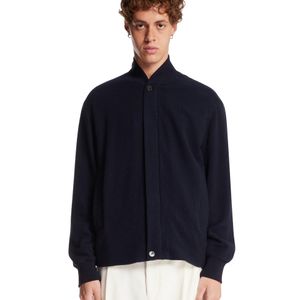 DARKPARK Blue Sean Wool Bomber Jacket for men