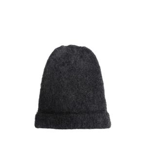 Maison Margiela Black Alpaca Wool Beanie