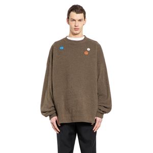 Undercover Brown Embellished Sweatshirt for men