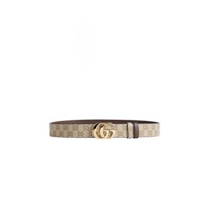 Gucci Natural Reversible Cut Gg Marmont Belt for men