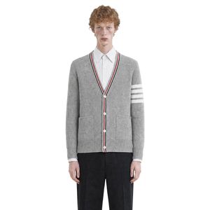 Thom Browne Grey Donegal Hector Cardigan for men