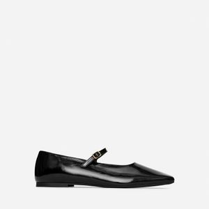 ARKET Black Mary Jane Flats