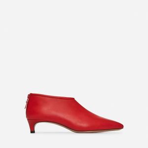 ARKET Red Leather Boots