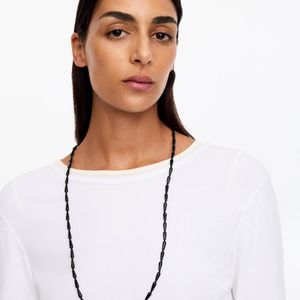 ARKET Black Beaded Necklace