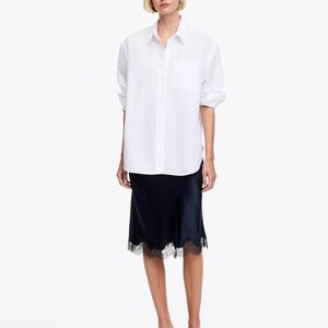 ARKET White Lace-Detail Skirt