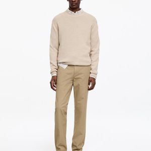 ARKET Natural Straight Cotton Chinos for men