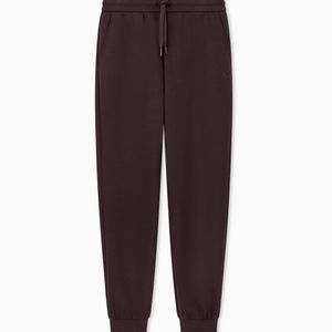 ARMANI EXCHANGE Purple Regular Fit Trousers Jersey Bonded Stretch Cotton