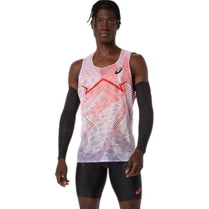 Asics Red Metaspeed Singlet for men