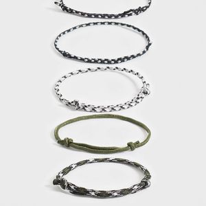 ASOS White 5 Pack Rope Bracelet for men