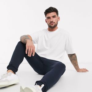 T-shirt oversize bianca di New Look in Bianco da Uomo