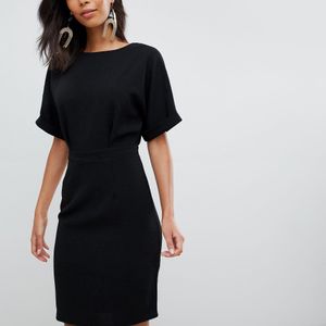 ASOS Black Asos Design Tall wiggle Mini Dress