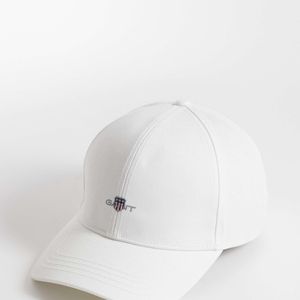 Gant White Sheild Logo Cotton Twill Cap for men