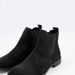 Schuh Khan - Chelsea Boots in het Zwart voor heren