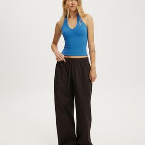 Cotton On Blue All Day V Neck Halter