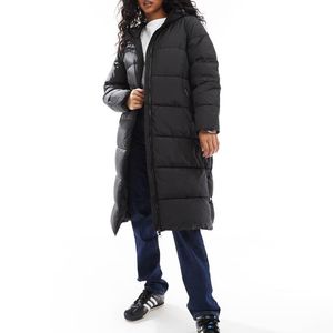 ONLY Black Longline Puffer Jacket