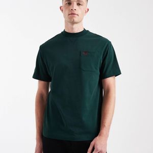 Fred Perry Green Pocket Logo Detail T-shirt for men