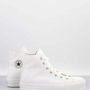 Converse Weiß – chuck taylor lift – sneaker mit blumendetails