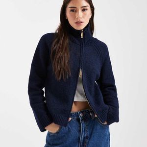 ASOS Blau – grobstrickpullover