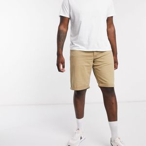 Pantalones cortos color arena con 5 bolsillos Jack & Jones de hombre de color Neutro