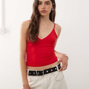 Collusion Red Deep V Cami