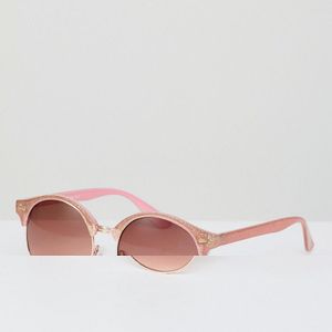 Gafas de sol de estilo retro en brillo rosa de A.J. Morgan de hombre
