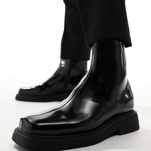 ASOS Black Chelsea Boots for men