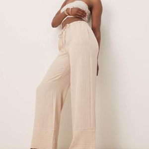 Jdy Natural Wide Leg Trousers