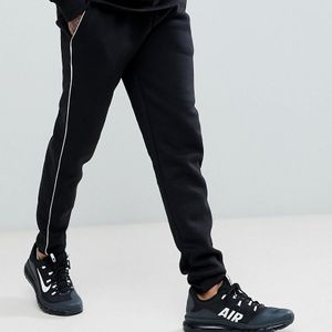 Pantalon de jogging ultra ajust avec empicement BoohooMAN pour homme en coloris Noir