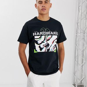 Reflective - T-shirt imprimé Reclaimed (vintage) pour homme en coloris Noir