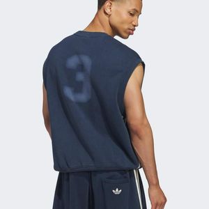 Adidas Originals Blue Originals Trefoil Vest for men