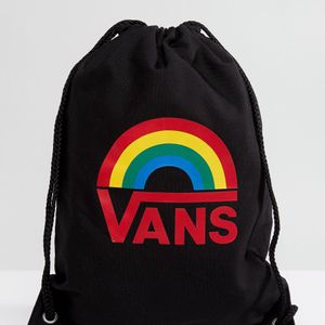 Vans Black Rainbow Drawstring Backpack