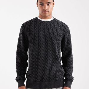 Levi's Black Presidio Cable Knit Jumper for men