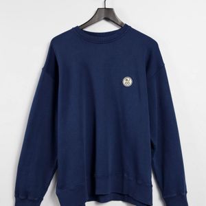 Nudie Jeans Lukas - Sweatshirt Met Logo in het Blauw voor heren