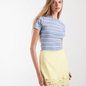 Miss Selfridge Blue Baby Tee
